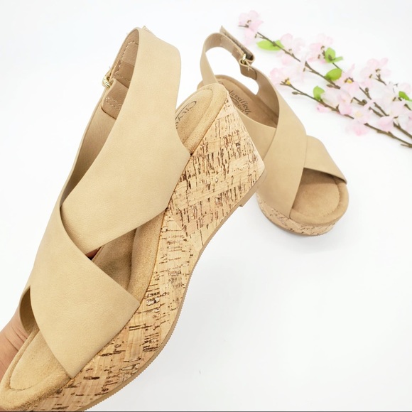 Beige Platform Sandal - Picture 5 of 6